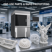 Imprimante 3D SLA industrielle à grand volume d'impression, haute précision, imprimante à résine JYM600 pour la fabrication de prototypes