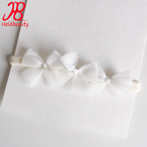 عصابة رأس من التل لراقصة الباليه على شكل زهرة وعصابة رأس للفتيات بجودة عالية على الطراز الأوروبي والأمريكية عصابة شعر من النايلون والتعميد - Product Image 2