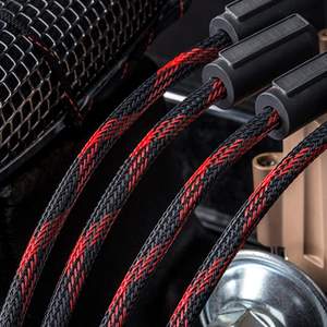 Erweiterbare geflochtene PET-Mehrfarben-Kabels chläuche aus Schlangen leder - Product Image 6