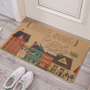 Alfombra <span class=keywords><strong>de</strong></span> Entrada Antideslizante Ecológica con Estampado Animal, Absorbente, con Respaldo <span class=keywords><strong>de</strong></span> Goma, para Baño y Hogar - Product Image 1