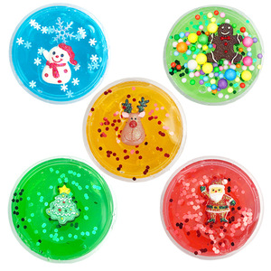 Offre Spéciale – Kit de Slime Squishy Père Noël en Cristal 60 ml – Jouet Anti-Stress pour Fêtes de Noël et Loisirs Créatifs pour Enfants - Product Image 1