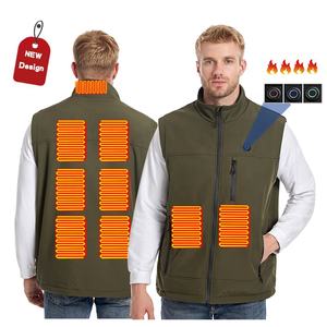 OEM produttore personalizzato giacca invernale riscaldata per gli uomini Softshell caccia <span class=keywords><strong>abbigliamento</strong></span> 5V 12V <span class=keywords><strong>batteria</strong></span> giubbotti riscaldamento termico gilet - Product Image 1