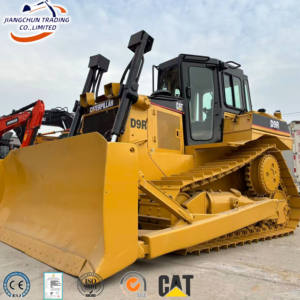 Potente Tractor de Orugas Usado Caterpillar D9R con Bomba, Cuchilla Semirrígida y Desgarrador Multivástago para Eliminación de Sobreterreno - Product Image 1