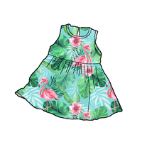 Nouveau-né et enfant en bas âge fille robe à imprimé fleuri pour le printemps infantile bébé fille robes de mode pour l'été
