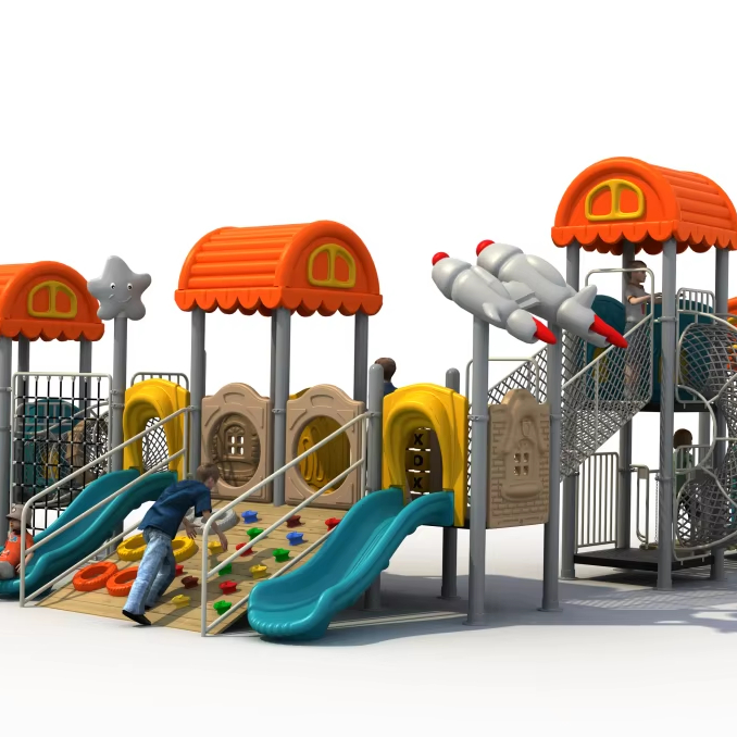 Hot-Selling Outdoor Plastic Slides - Treasure Tunnel Slides, Suitable for Schools, Amusement Parks and Residential Areas