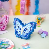 Schmetterlingsförmige Piñata Mini-Personal-Piñata Partyzubehör Partydekoration