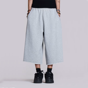 <span class=keywords><strong>Pantalon</strong></span> <span class=keywords><strong>de</strong></span> <span class=keywords><strong>jogging</strong></span> sport décontracté 100 % coton taille mi-haute coupe ample pour hommes, <span class=keywords><strong>longueur</strong></span> 3/4, idéal pour les coureurs <span class=keywords><strong>de</strong></span> longue distance - Product Image 2