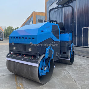 CE Euro 5 KUBOTA Diesel Neuer Zustand Hydraulischer Vibrationswalzen-Verdichter 0.5 KG 4 Tonnen Tandem Asphalt-Straßenwalze Kostenloser Versand - Product Image 5