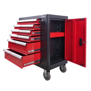 RT244A 244 Pcs profesional taller cuatro ruedas herramientas de almacenamiento de gabinete de carro - Product Image 4