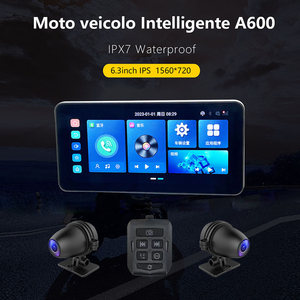 2024 nuevo ultrafino 6,3 pulgadas impermeable motocicleta Carplay navegación Android Auto pantalla tablero inalámbrico Smartphone Monitor - Product Image 5