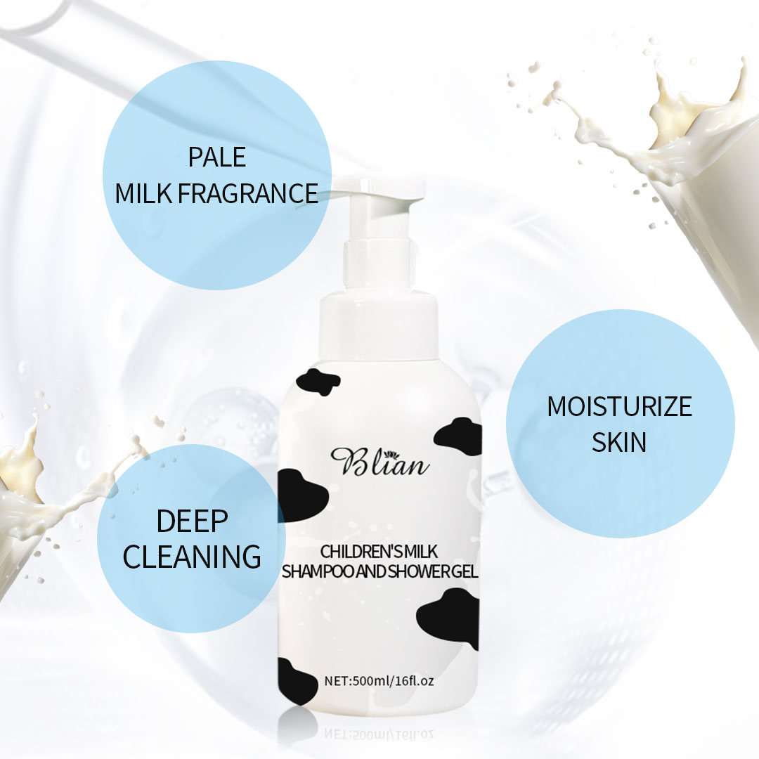 Фирменный органический шампунь и гель для душа, детское молоко, увлажняющее средство для мытья тела, нежный растительный экстракт без слез