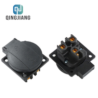 Industrial impermeable 16A 250V toma de corriente Universal UE EE. UU. Reino Unido AU toma de extensión cubierta de obturador de seguridad IP54 enchufe de EE. UU. negro