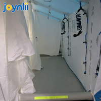 Tente de douche de décontamination gonflable personnalisée pour les interventions d'urgence et les secours médicaux