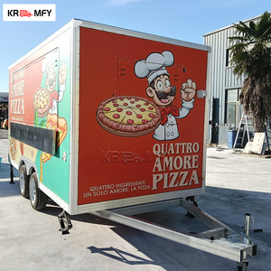 Cuisine mobile certifiée DOT CE avec four à pizza, barbecue et friteuse pour la vente ambulante et les stands de concession - Product Image 5