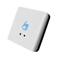 Yistar 86 Type panneau en alliage d'aluminium capteur infrarouge sans contact interrupteur de déverrouillage de porte bouton de sortie sans contact blanc