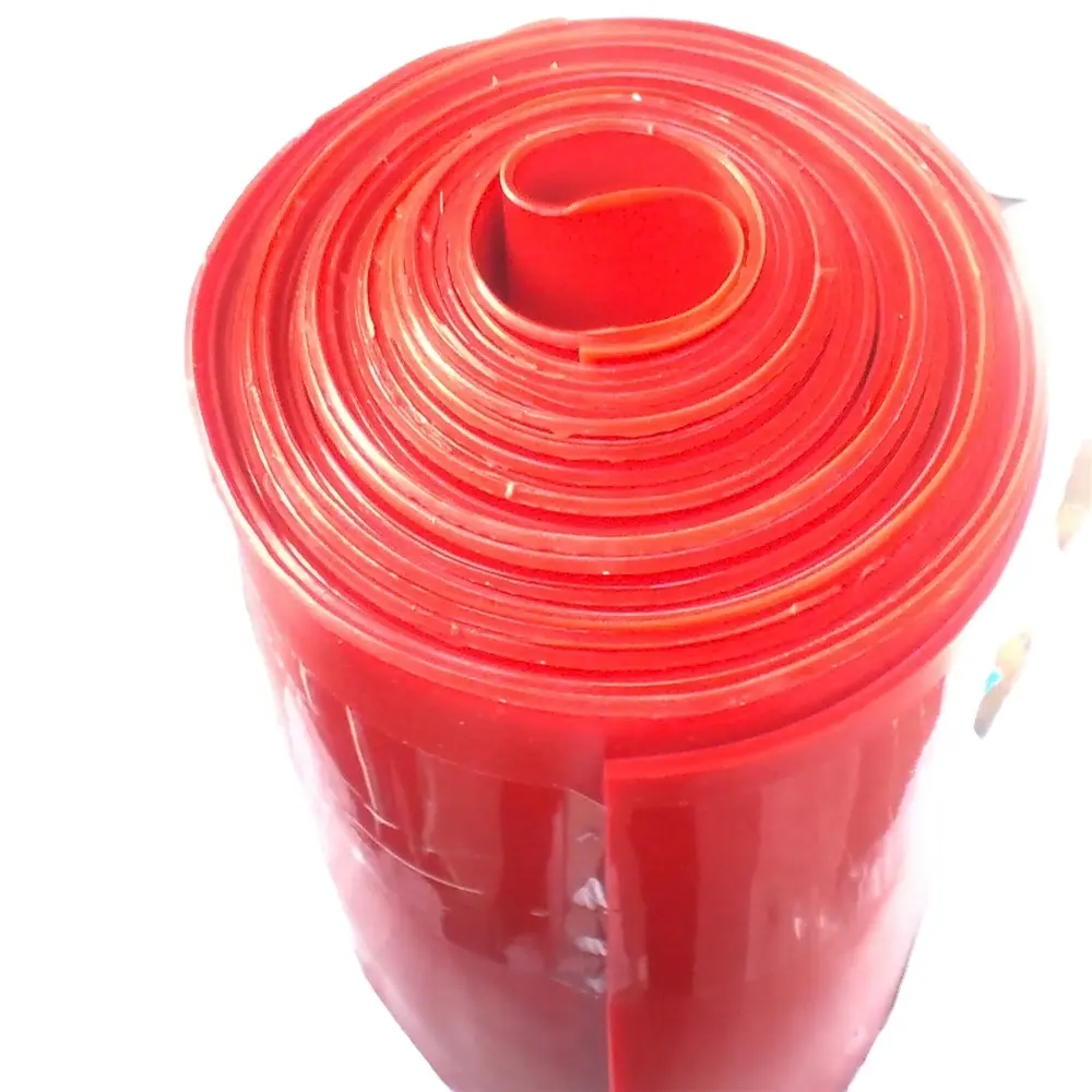 Customized Red high temperature Silicone Rubber Membrane Sheet