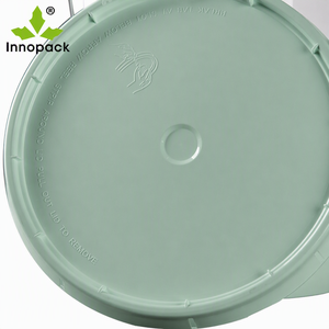 Empty 20L Virgin PP <b>Plastic</b> White Paint chemical <b>Buckets</b> <b>with</b> Spout <b>Lid</b> - Product Image 6