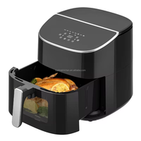 2 deux éléments chauffants haut bas double chauffage digital grande friteuse à air 7L 8L smart double chauffage friteuse à air 2200W