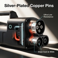 Adaptateur de charge rapide DC GB/T vers CCS2, convertisseur EV Chine-EU, 300A/400A en option, pour véhicules électriques chinois en Europe, adaptateur DC