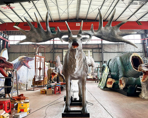 Thực tế animatronic Irish bighorn Deer-động vật Bắc cực <span class=keywords><strong>Robot</strong></span> sống động như thật cho các cuộc triển lãm, giải trí, trường học, trung tâm mua sắm, Bảo tàng - Product Image 3