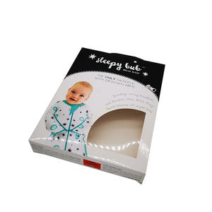 Boîtes d'emballage pliables recyclables en gros pour vêtements de bébé, boîtes en carton pour mouchoirs, boîtes à couvertures bon marché - Product Image 1