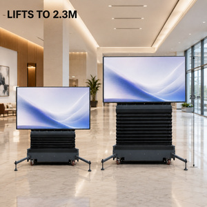 จอแสดงผล LED แบบพับได้ P1.2 สำหรับใช้งานภายในอาคาร ระบบไฮดรอลิก ยกขึ้นได้ พร้อมใช้งานทันที เหมาะสำหรับงานอีเว้นท์ นิทรรศการ และการประชุม - Product Image 4