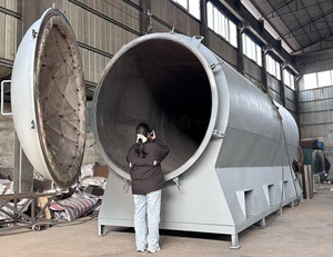 <span class=keywords><strong>Four</strong></span> de carbonisation horizontal fiable pour bois et biochar, en acier inoxydable 310S, épaisseur 10 mm, équipement de <span class=keywords><strong>pyrolyse</strong></span> du bambou, 380V haute performance - Product Image 1