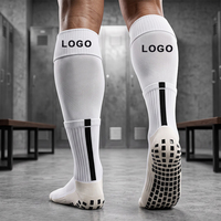 Manchon de compression athlétique personnalisé pour le football et le rugby, et chaussettes de football antidérapantes