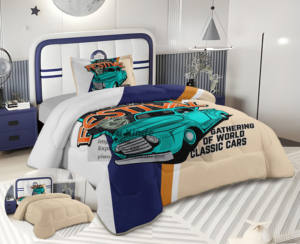 China Manufacturer Personalized Kids <strong>Quilt</strong> Set 3Pcs Cartoon Bedcover 1800 Series for <strong>Children</strong> - Product Image 4