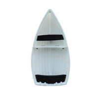 Prix de gros, bateaux pliants en plastique pour une personne, petits bateaux pour la pêche et le canoë.