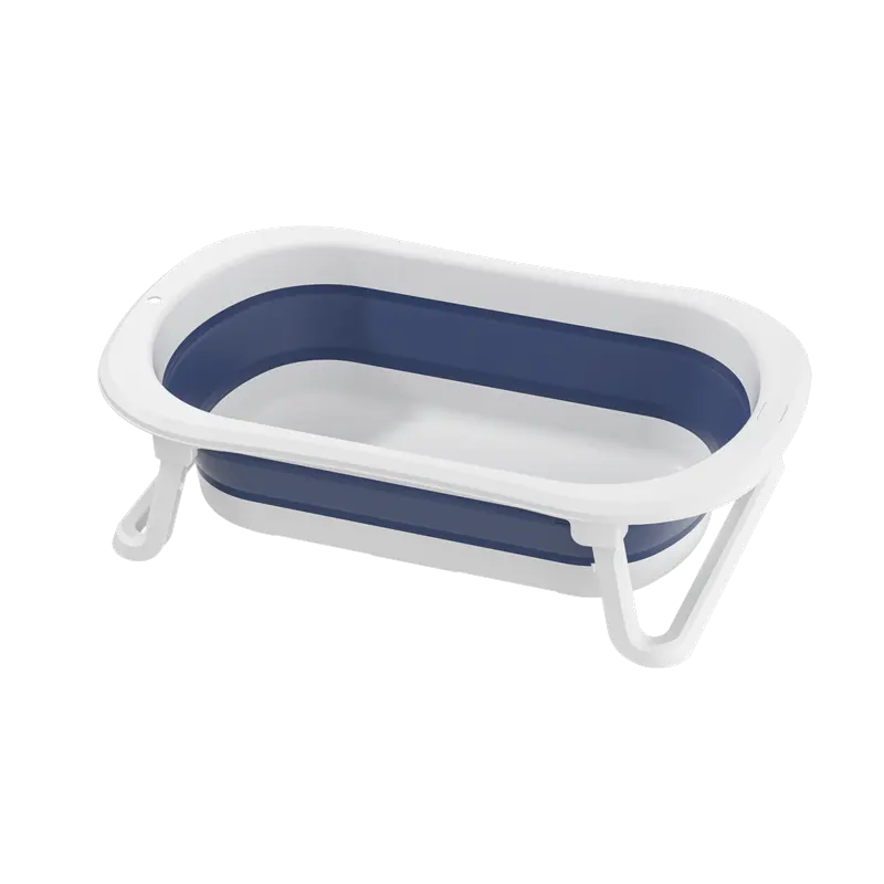 Infant Folding Bathtub Portable Shower Basin Baby Plastic Washing Tub