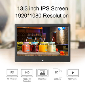 13.3 Inch Digital Photo Frame with IPS Screen, Digital Picture Frame 1920*1080 HD <b>LED</b> Display Screen for Advertising - Product Image 2