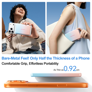 Nouvelle <span class=keywords><strong>batterie</strong></span> externe ultra-fine de 0,3 pouces 5000 mAh, chargeur <span class=keywords><strong>portable</strong></span> sans fil magnétique mince pour <span class=keywords><strong>iPhone</strong></span> 17 16 Series Air - Product Image 3