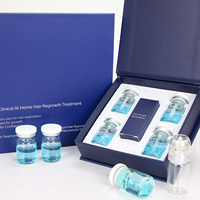 Kit de soin capillaire à domicile BLIW Private Label, ampoule nourrissante GHK-CU, sérum pour le cuir chevelu, sérum pour la croissance des cheveux au peptide de cuivre bleu.