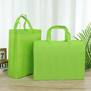 Sac de courses réutilisable en promotion, sac fourre-tout tissé écologique, grand sac d'épicerie personnalisé imprimé - Product Image 4
