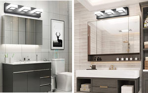 <span class=keywords><strong>Spot</strong></span> Goods 24 pouces Dimmable Black LED Lampe <span class=keywords><strong>de</strong></span> vanité <span class=keywords><strong>de</strong></span> <span class=keywords><strong>salle</strong></span> <span class=keywords><strong>de</strong></span> <span class=keywords><strong>bain</strong></span> Luminaire mural moderne pour miroirs supérieurs et inférieurs Lampes à <span class=keywords><strong>miroir</strong></span> IP44 - Product Image 6