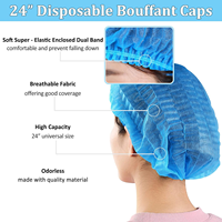 Capuchon anti-poussière élastique automatique Casquettes chirurgicales à récurer Bonnets de douche jetables pour le traitement des cheveux Machine de fabrication