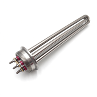 Élément Chauffant Électrique à Induction Tubulaire Tri-Clamp 220V 380V Triphasé 12KW SUS304 pour Chauffe-Eau