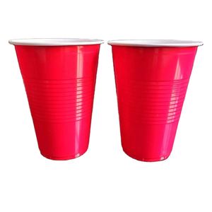 High Quality Outdoor Party <b>Drinking</b> Game <b>Cups</b> Colorful Double Wall 16oz Beer Pong <b>Cups</b> Disposable <b>Plastic</b> <b>Drinking</b> <b>Cups</b> - Product Image 5