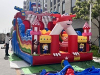 Château de trampoline pour enfants personnalisé château rebondissant gonflable pour enfants Feixia super mario