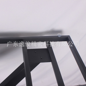 ขาโต๊ะเหล็กทรงโมเดิร์น สีดำ ทำจากเหล็กคาร์บอน ขนาด 1250x700x720 มม. แข็งแรงทนทาน สำหรับใช้งานเชิงพาณิชย์ - Product Image 2