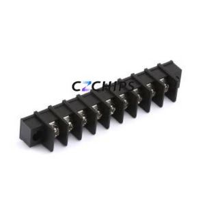 MX25CM-7.62-09P-BK01-Cu-S-A Barrier Terminal Block Through hole,P=7.62mm Connector Two Sides 7.62mm 1x9P Straight Pin - Product Image 1