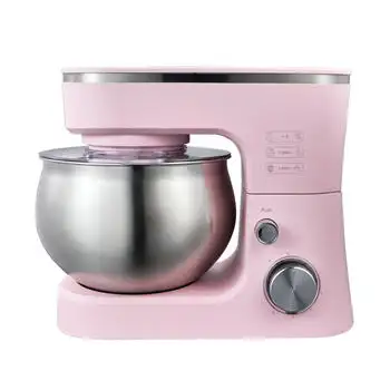 Mélangeur de pâte sur socle 3 en 1 de couleur rose 5L/6L LH-208 avec robot de cuisine fabricant mélangeur sur socle de cuisine à domicile