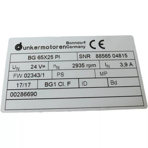 มอเตอร์ Dunkermotoren Dark Motors รุ่น BG65X25PI รองรับแรงดันไฟฟ้าหลายระดับ 240V/110V/220V - Product Image 5