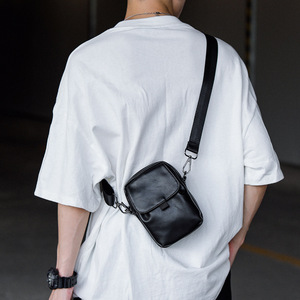 Borsa a tracolla singola da <span class=keywords><strong>uomo</strong></span> in <span class=keywords><strong>pelle</strong></span> Pu borsa a tracolla borse di marca alla moda borsa a tracolla da <span class=keywords><strong>uomo</strong></span> Casual di moda - Product Image 3