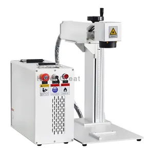 Longa Vida 20W 30W 50W Máquina De Marcação A Laser Portátil Cyclops Câmera CCD Fibra UV Laser Marcação Máquina De Gravura