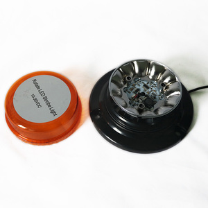Biaochi 12V/24V LED feux <span class=keywords><strong>de</strong></span> circulation Flash avertissement stroboscopique rotatif lumière <span class=keywords><strong>orange</strong></span>/ambre lampe <span class=keywords><strong>de</strong></span> Signal <span class=keywords><strong>de</strong></span> danger d'urgence pour - Product Image 2
