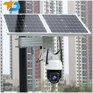 उच्च गुणवत्ता वाले घर सौर सुरक्षा कैमरा आउटडोर वाई-फाई q 20x ज़ूम 5 एमपी सौर आउटडोर 4 जी वायरलेस कैमरा