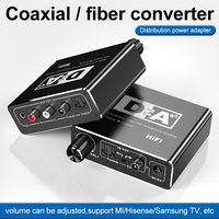 Onverter MP 3,5mm igital nalog udio onverter salida dapter idireccional iverter ecoder para TV