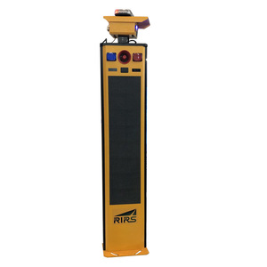 RIRS Radar Curve Warning System With Led Display Screen And Sound Alarm For Traffic Safety Protection Ip65 Pole <b>Mount</b> - Product Image 3